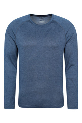 Pulse Mens IsoCool Long Sleeve Tee - Dark Blue