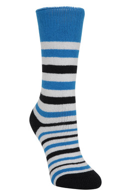 Techtherm Mountain Kids Thermal Ski Socks - Blue