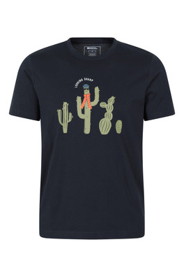 Stay Sharp Mens Graphic T-Shirt - NAV