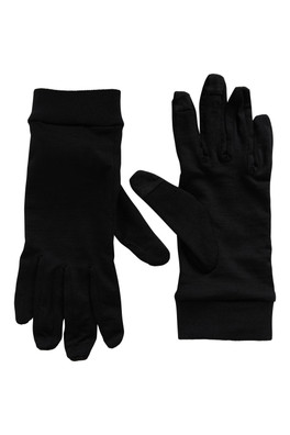 Merino Womens Liner Glove - Black