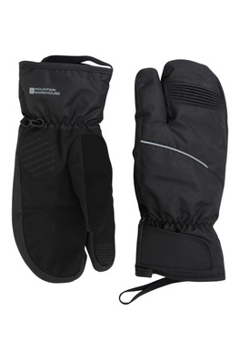 Lobster Mens Ski Gloves - Black