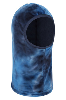 Kids Patterned Ski Balaclava - Blue
