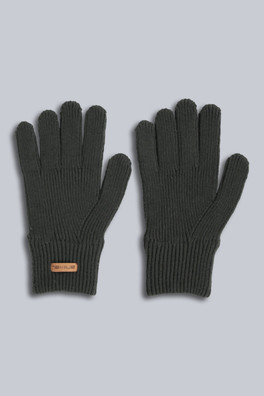 Rowan Knitted Gloves - Khaki