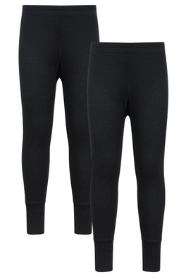 Talus Kids Base Layer Pant Multipack - Black