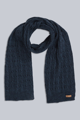 Drew Knit Scarf - Navy