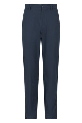 Nature Mens Chino Stretch Trousers - Navy