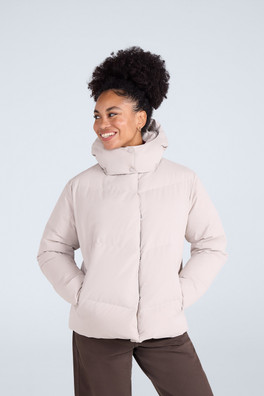 Tess Womens Down Jacket - Cream