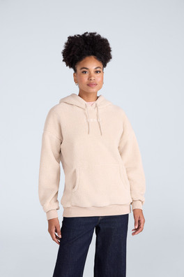 Womens Fleece Hoodie - Off White