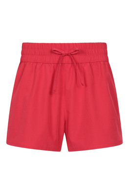Tide Womens Quick Dry Shorts - Red