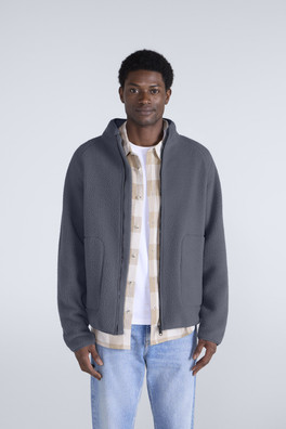 Andy Mens Borg Fleece Jacket - Light Grey