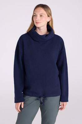 Rydal Womens Cosy Neck Fleece - Navy