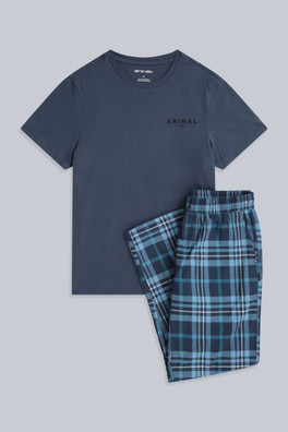Driftoff Mens Pyjama Set - Blue