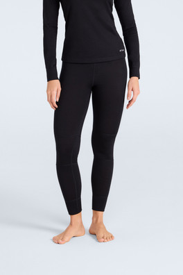 Womens Merino Baselayer Pants - Black