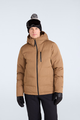 Polar Mens Heat Sealed Waterproof Ski Jacket - Brown