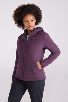 Fern Womens Fur Lined Softshell - Purple