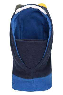 Kids Full Fleece Character Balaclava - Navy