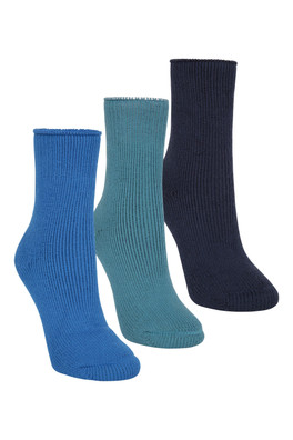 Radiate Kids Thermal Socks- 3 Pack - Blue