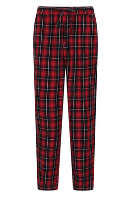 Flannel Mens Lounge Pants - Red