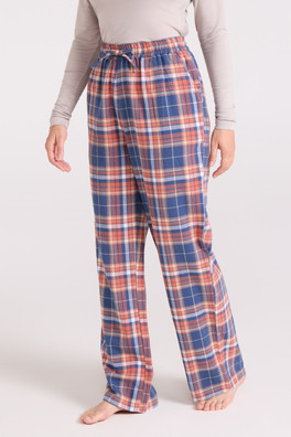 Womens Flannel Lounge Pants - Navy