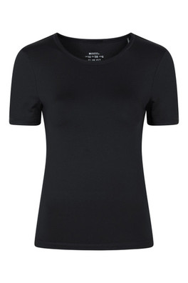 Slim Fit Womens Active Tee - Black