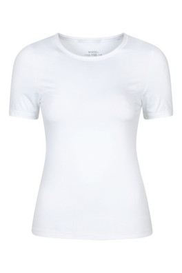 Slim Fit Womens Active Tee - Blanc