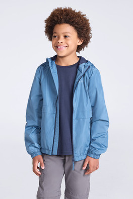 Whisper Kids Water Resistant Jacket - Blue