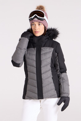 Pyrenees II Womens Padded Ski Jacket - Black