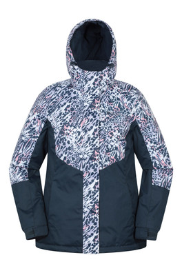 Dawn II Womens Printed Ski Jacket - Lilac