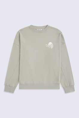 Dakota Womens Graphic Sweatshirt - Light Khaki