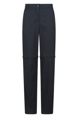Delta Stretch Womens Zip Off Trousers - Black