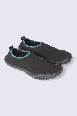 Animal Anchor Womens Aqua Shoe - Jet Black
