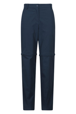 Delta Stretch Womens Zip Off Trousers - Navy