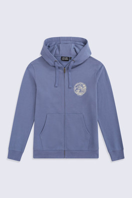 Maya Womens Padstow Zip Through Hoodie - Blue