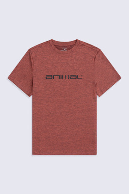 Latero Mens Logo Swim Tee - Rust