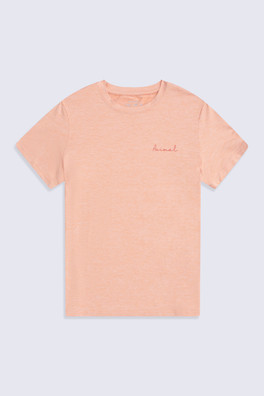 Latero Womens Hybrid Swim T-Shirt - Coral
