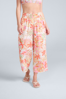 Tassia Womens Cropped Trousers - Off White