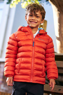 Seasons II Kids Padded Jacket - Orange