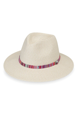 Sedona Womens UPF50+ Fedora Sun Hat - Natural