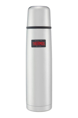 Light and Compact Flask 1000ml - Silver