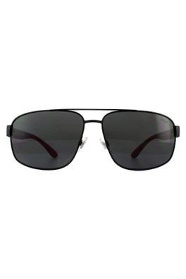 3112 Sunglasses - Matte Black / Grey