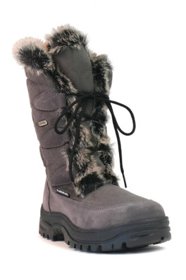 Oribi Women's Winter Boots with Ice Grips - Grey