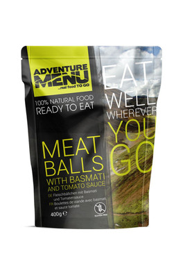 Meatballs with Basmati & Tomato Sauce (400g) - Meatballs with Basmati