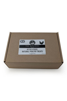 Assorted Natural Dog Poultry Treat Box (40 pcs) - Multi