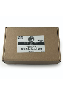 Assorted Natural Dog Sausage Treat Box (40 pcs) - Multi