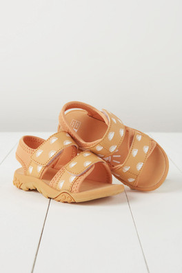 Kids Colour Changing Sandals - Peach