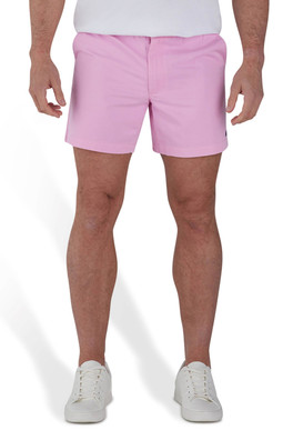 Mens Stretch Chino Short - Pink