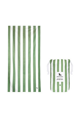 Quick Dry Beach Towel - Cayman Olive