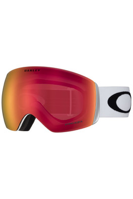 Flight Deck L Unisex Snow Goggles - Matte White/przm Torch Iridium