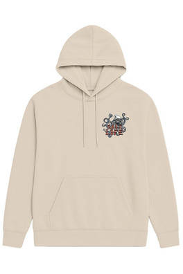 Underwater Alien Womens Hoodie - Natural