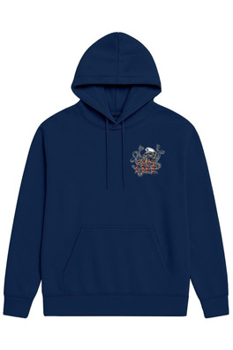Underwater Alien Womens Hoodie - Navy